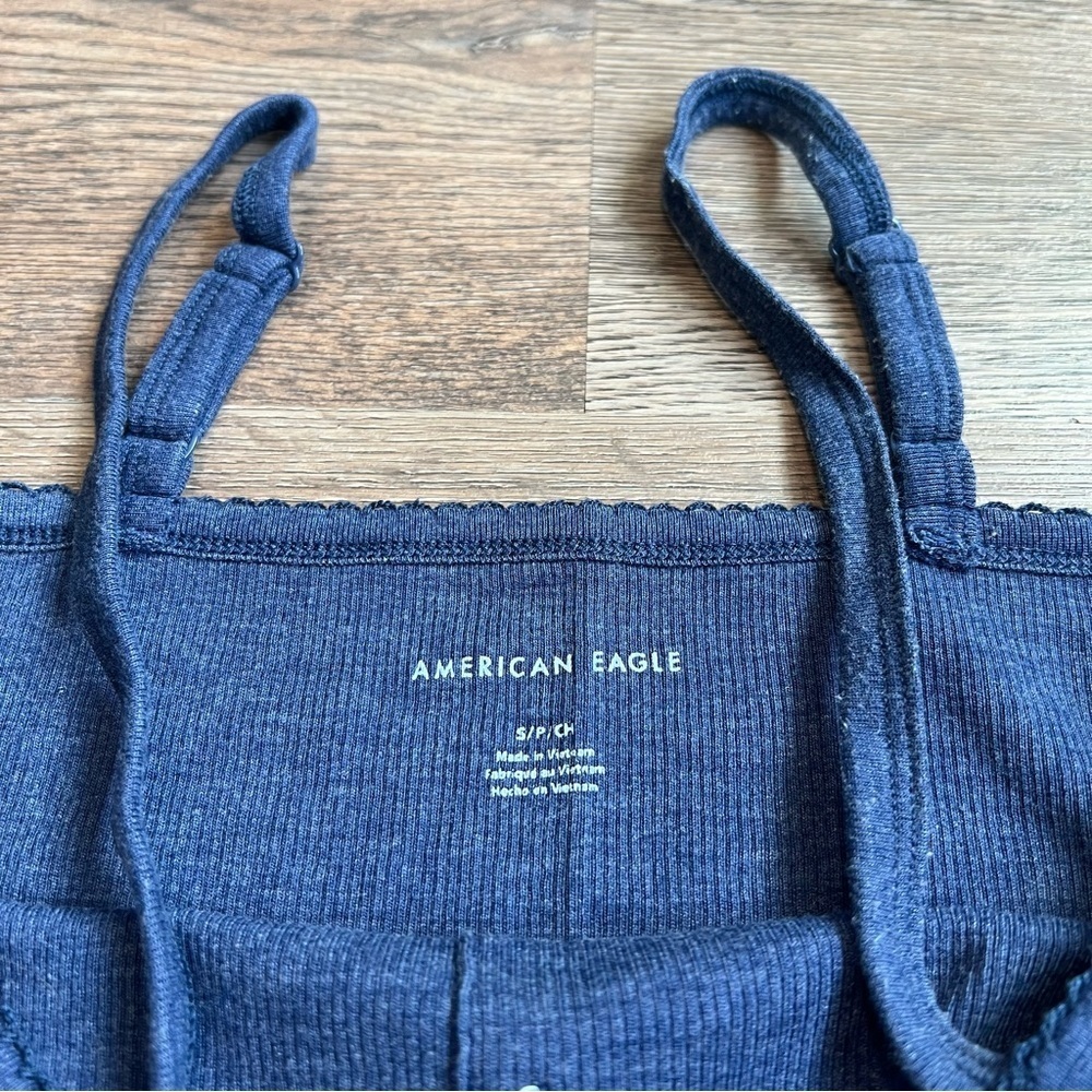 American Eagle Navy Blue Women's Top - Picture 3 of 3